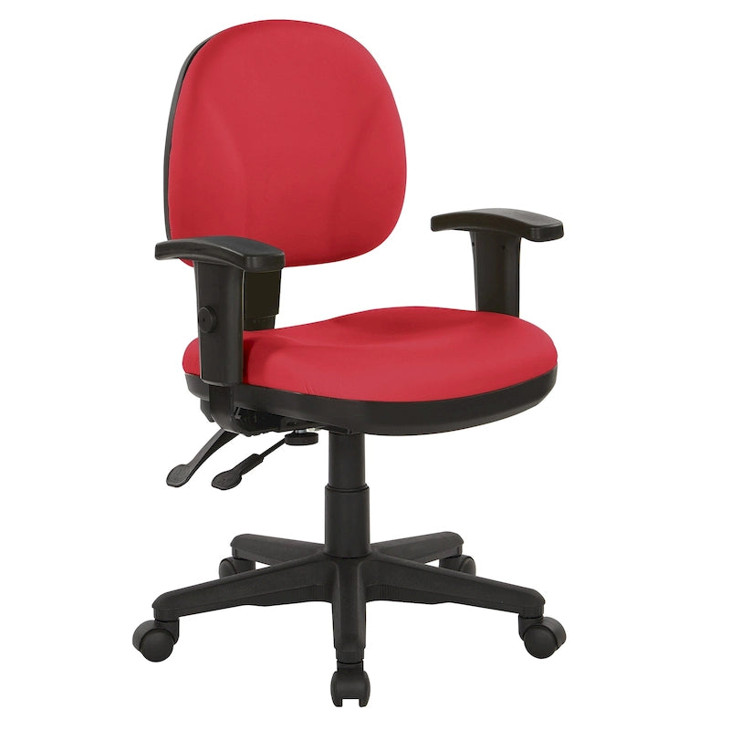 Fauteuil de bureau ergonomique sculpté en tissu