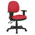 Fauteuil de bureau ergonomique sculpté en tissu