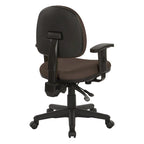 Fauteuil de bureau ergonomique sculpté en tissu
