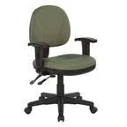 Fauteuil de bureau ergonomique sculpté en tissu