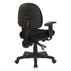 Fauteuil de bureau ergonomique sculpté en tissu