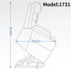 Fauteuil inclinable releveur Chenille Capacité 350 lb Massage 8 points Soutien lombaire