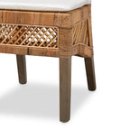 Lot de 2 chaises de salle à manger Bohème en rotin marron naturel – Style Bohème Moderne