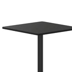 Plateau de table stratifié carré de 30 po avec base ronde de 18 po à hauteur de table - 30W x 30D x 31.125H - 30W x 30D x 31.125H
