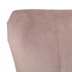 Fauteuil d'appoint du milieu du siècle, revêtement en velours, pieds en bois rétro, siège de salon