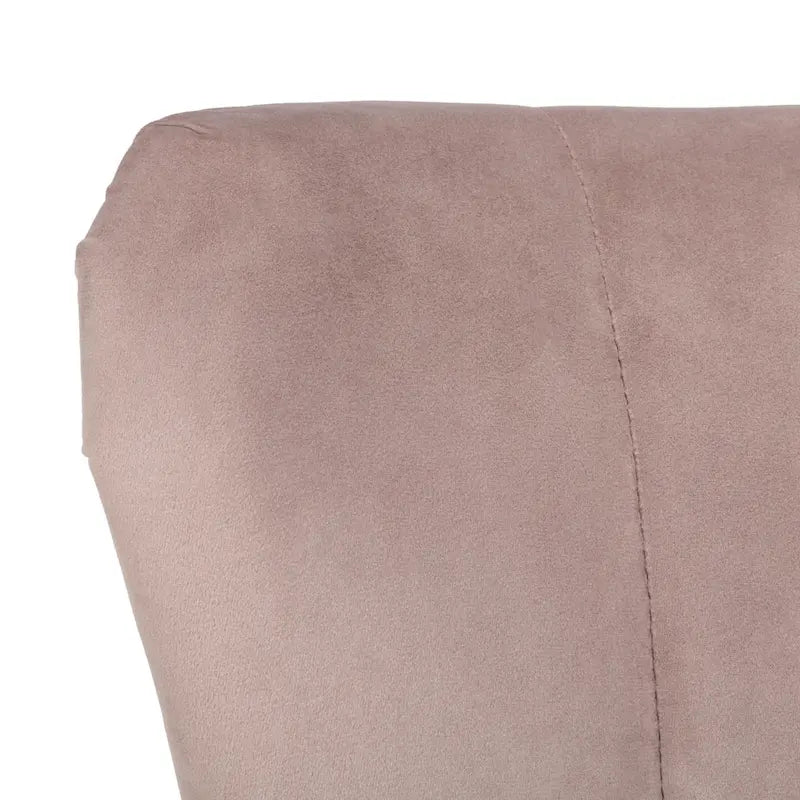 Fauteuil d'appoint du milieu du siècle, revêtement en velours, pieds en bois rétro, siège de salon