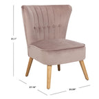 Fauteuil d'appoint du milieu du siècle, revêtement en velours, pieds en bois rétro, siège de salon