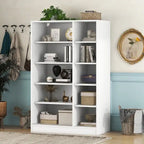 Armoire à portes battantes 3 vantaux avec étagères et penderie Rangement moderne pour chambre à coucher