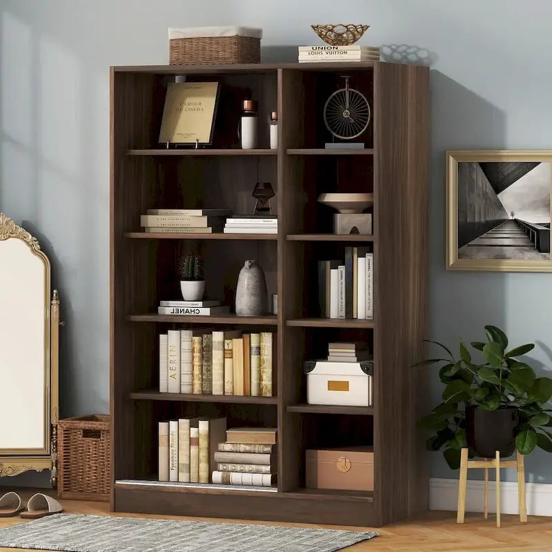 Armoire à portes battantes 3 vantaux avec étagères et penderie Rangement moderne pour chambre à coucher