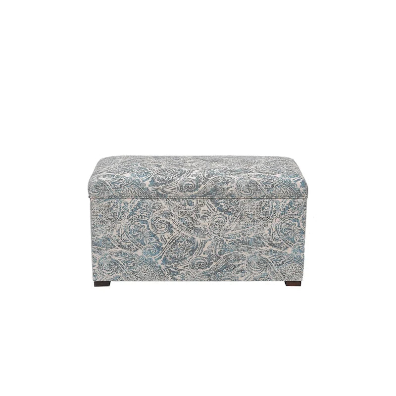 Banc de rangement capitonné pour salon d'appoint – Meuble d'entrée