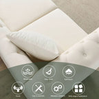 Lit plateforme en métal noir de 14 pouces, base luge, support central, lattes en acier, pas de sommier.