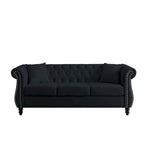 Lit plateforme en métal noir de 14 pouces, base luge, support central, lattes en acier, pas de sommier.
