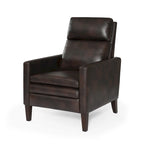 Fauteuil inclinable en similicuir, style moderne et confortable pour salon