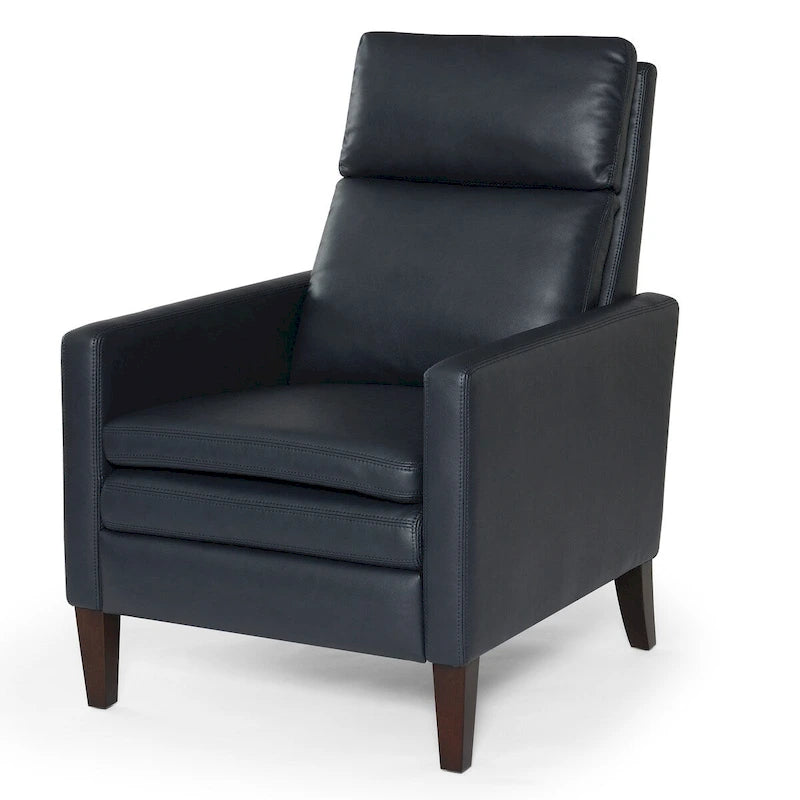 Fauteuil inclinable en similicuir, style moderne et confortable pour salon