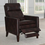 Fauteuil inclinable en similicuir, style moderne et confortable pour salon