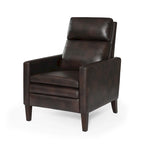 Fauteuil inclinable en similicuir, style moderne et confortable pour salon