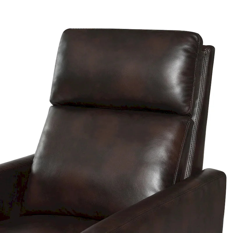 Fauteuil inclinable en similicuir, style moderne et confortable pour salon