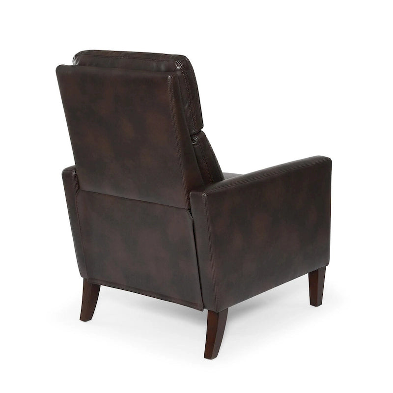 Fauteuil inclinable en similicuir, style moderne et confortable pour salon