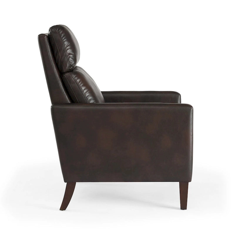 Fauteuil inclinable en similicuir, style moderne et confortable pour salon