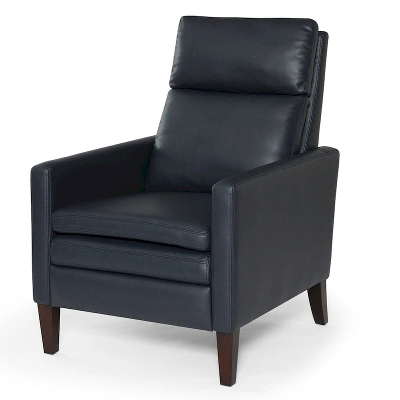 Fauteuil inclinable en similicuir, style moderne et confortable pour salon