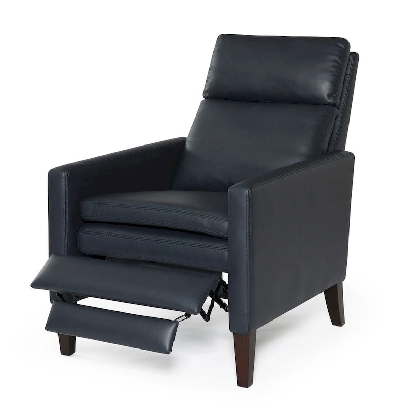 Fauteuil inclinable en similicuir, style moderne et confortable pour salon