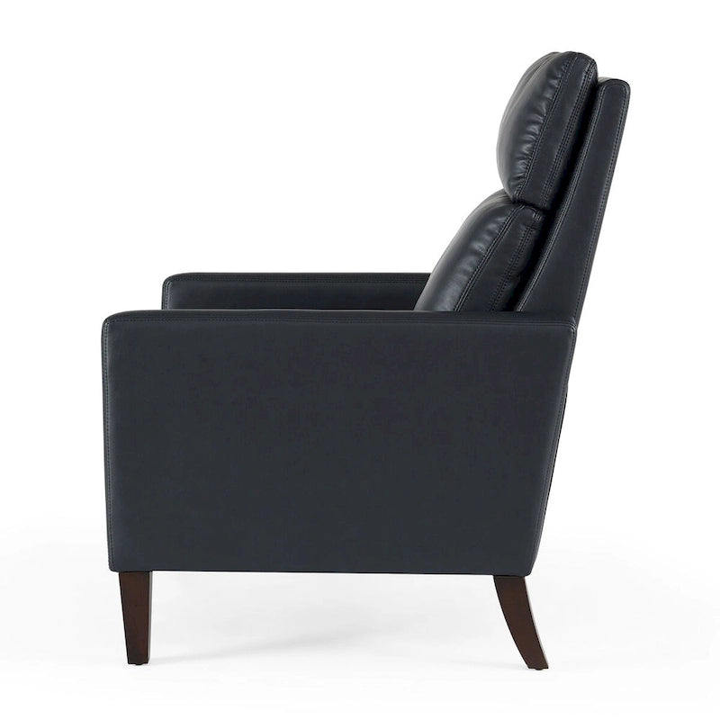 Fauteuil inclinable en similicuir, style moderne et confortable pour salon