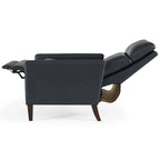Fauteuil inclinable en similicuir, style moderne et confortable pour salon