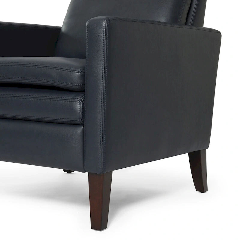 Fauteuil inclinable en similicuir, style moderne et confortable pour salon