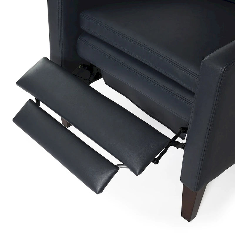 Fauteuil inclinable en similicuir, style moderne et confortable pour salon