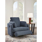 Fauteuil inclinable pivotant et coulissant en tissu haute performance facile à nettoyer pour salon contemporain