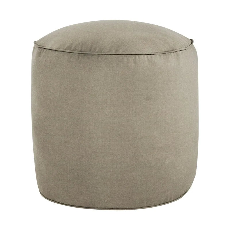 Pouf d'extérieur en tissu résistant aux intempéries, fauteuil de sol pour terrasse