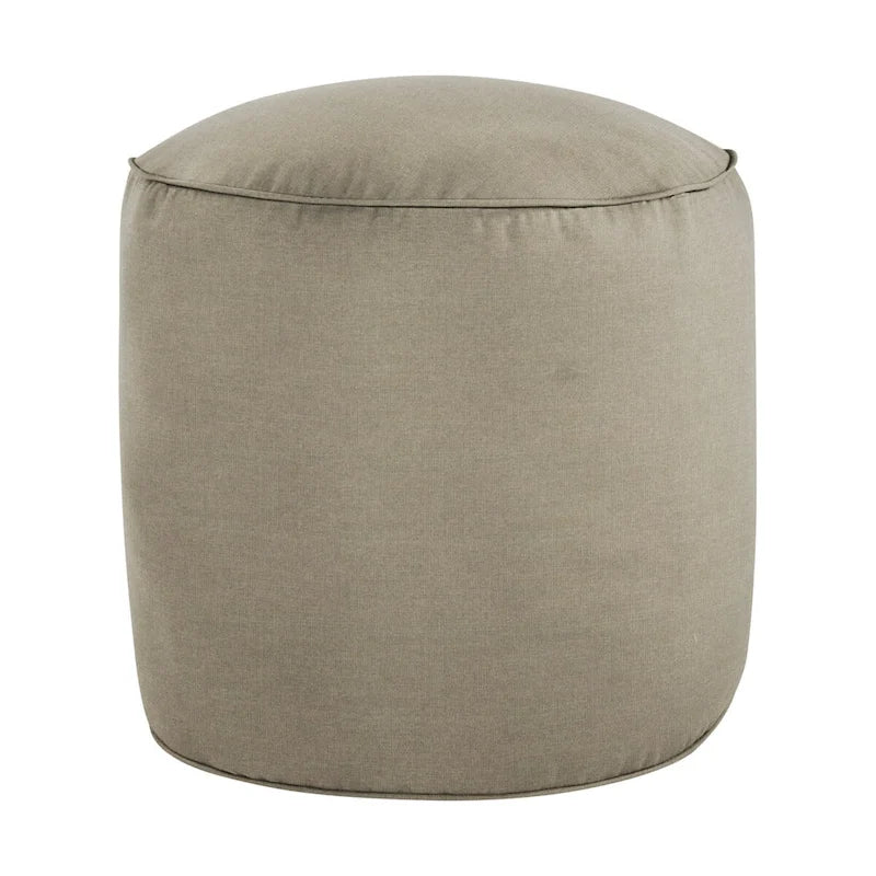 Pouf d'extérieur en tissu résistant aux intempéries, fauteuil de sol pour terrasse