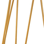 Fauteuil d'appoint en cuir pleine fleur, design à canaux verticaux, ressorts en mousse à mémoire de forme et plumes