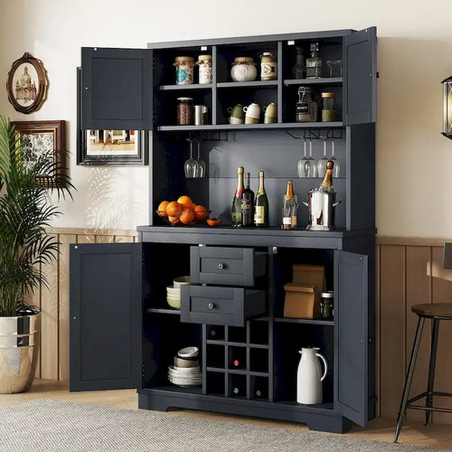 Meuble de cuisine de 73,8 po de hauteur avec rangement - S.O.