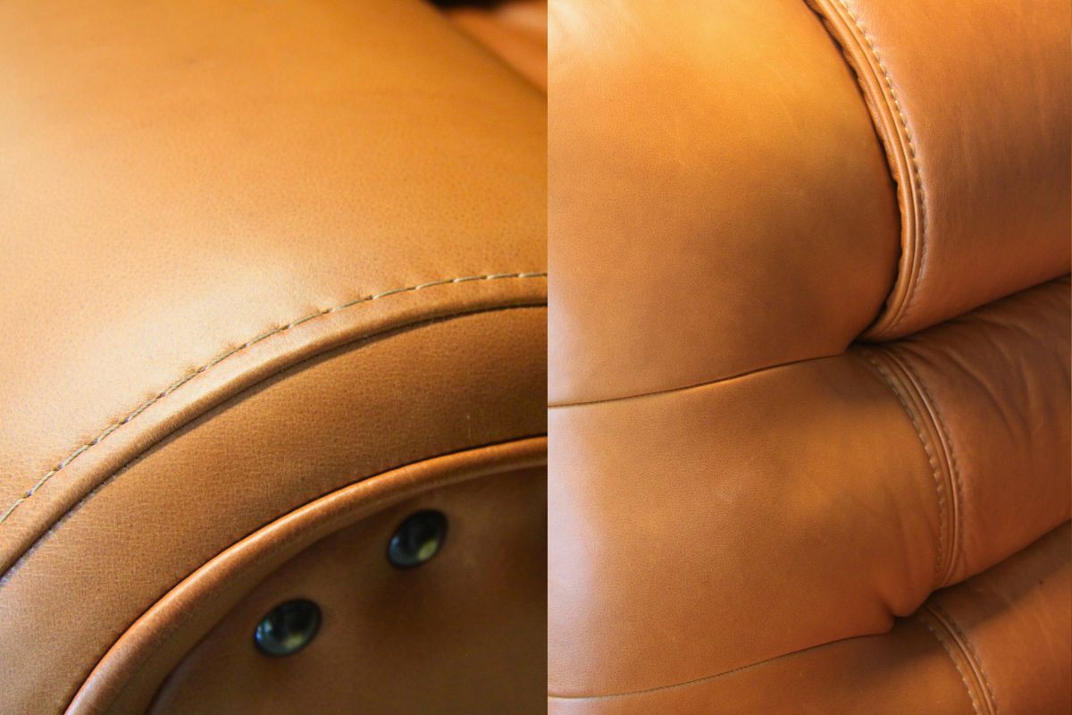 Fauteuil inclinable en cuir