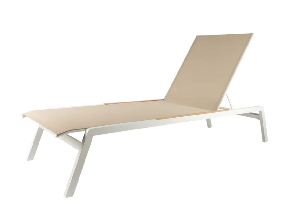 Chaise longue d'extérieur