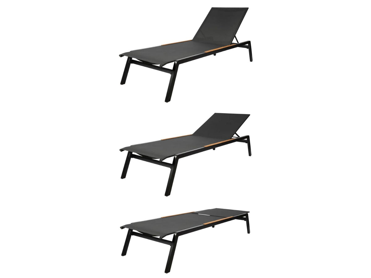 Chaise longue d'extérieur
