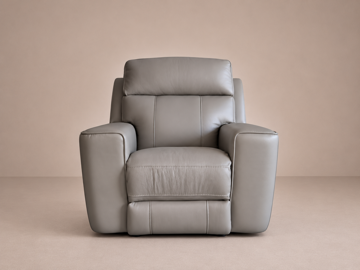 Fauteuil inclinable en cuir de luxe