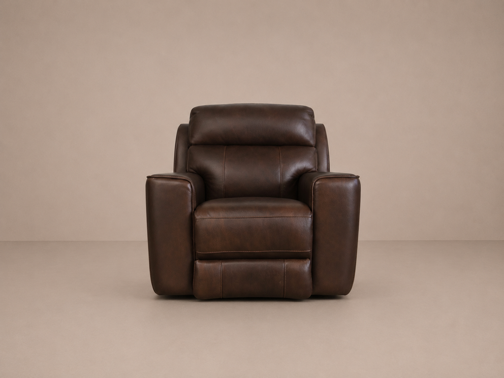 Fauteuil inclinable en cuir de luxe