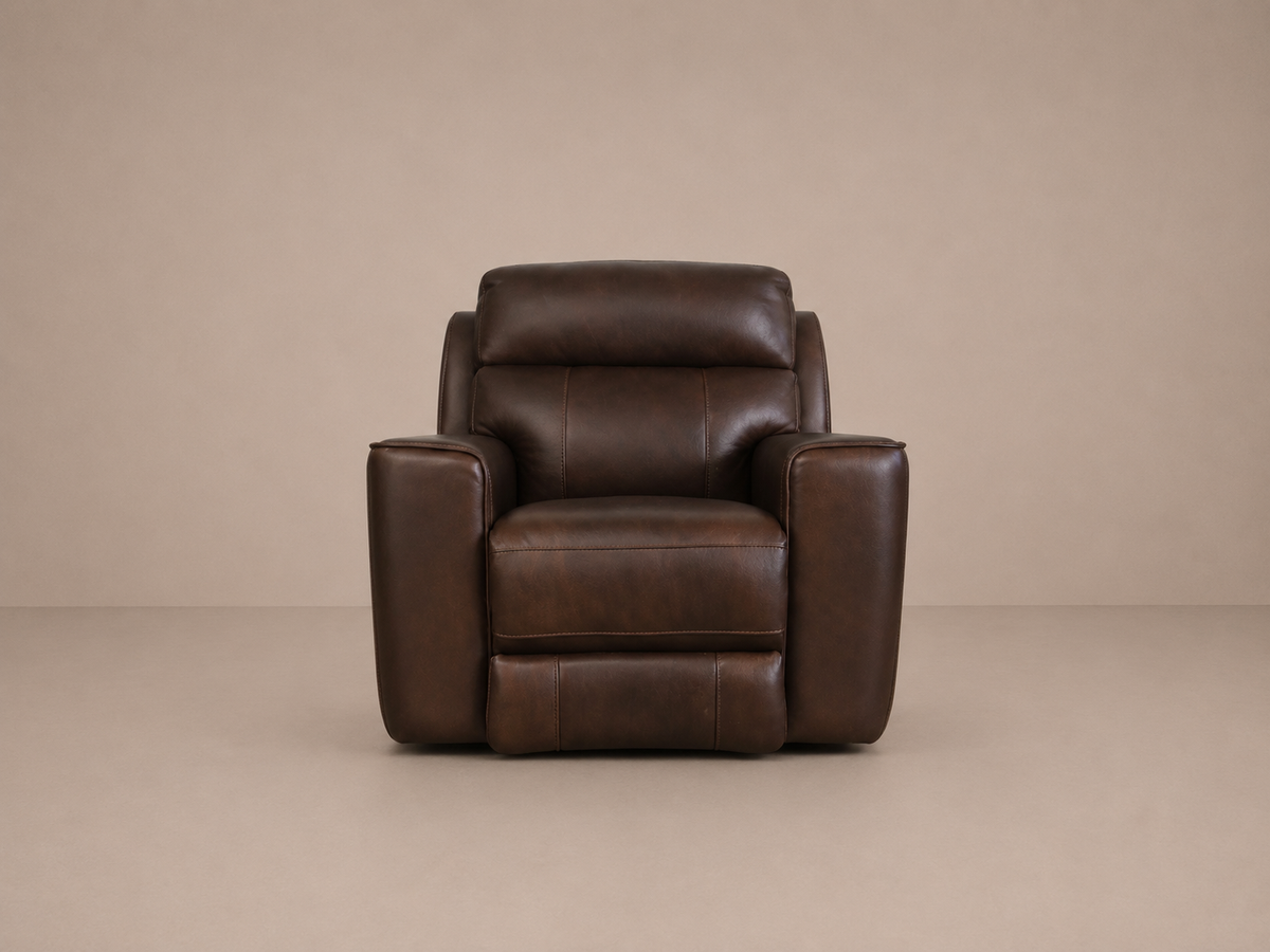 Fauteuil inclinable en cuir de luxe
