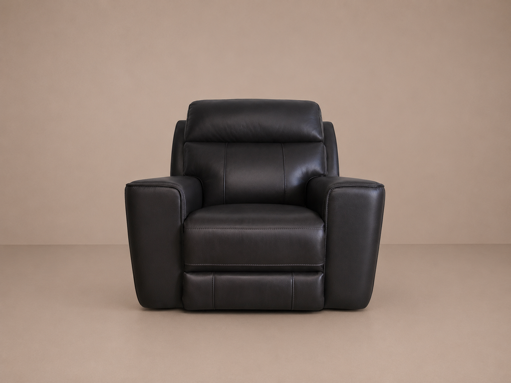 Fauteuil inclinable en cuir de luxe