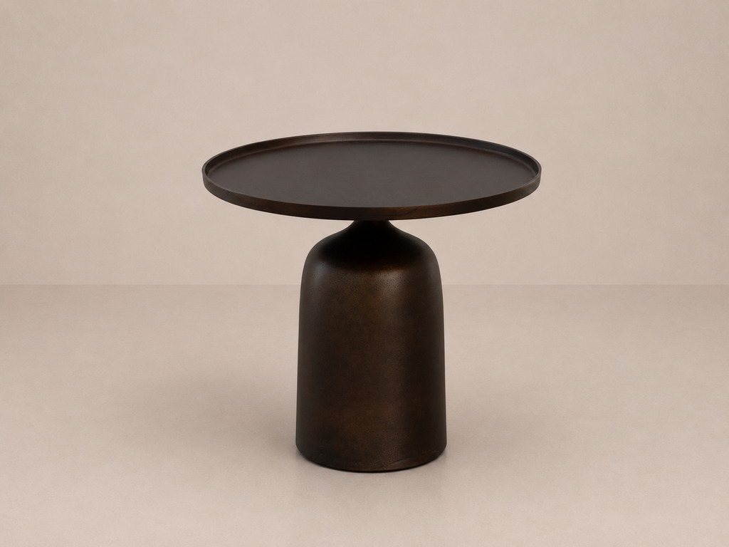 Table d'appoint en aluminium