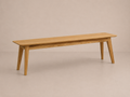 Banc de salle à manger en chêne scandinave