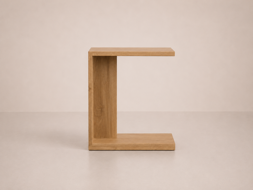 Table d'ordinateur portable en chêne
