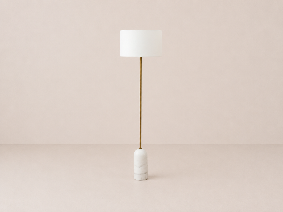 Lampadaire en marbre