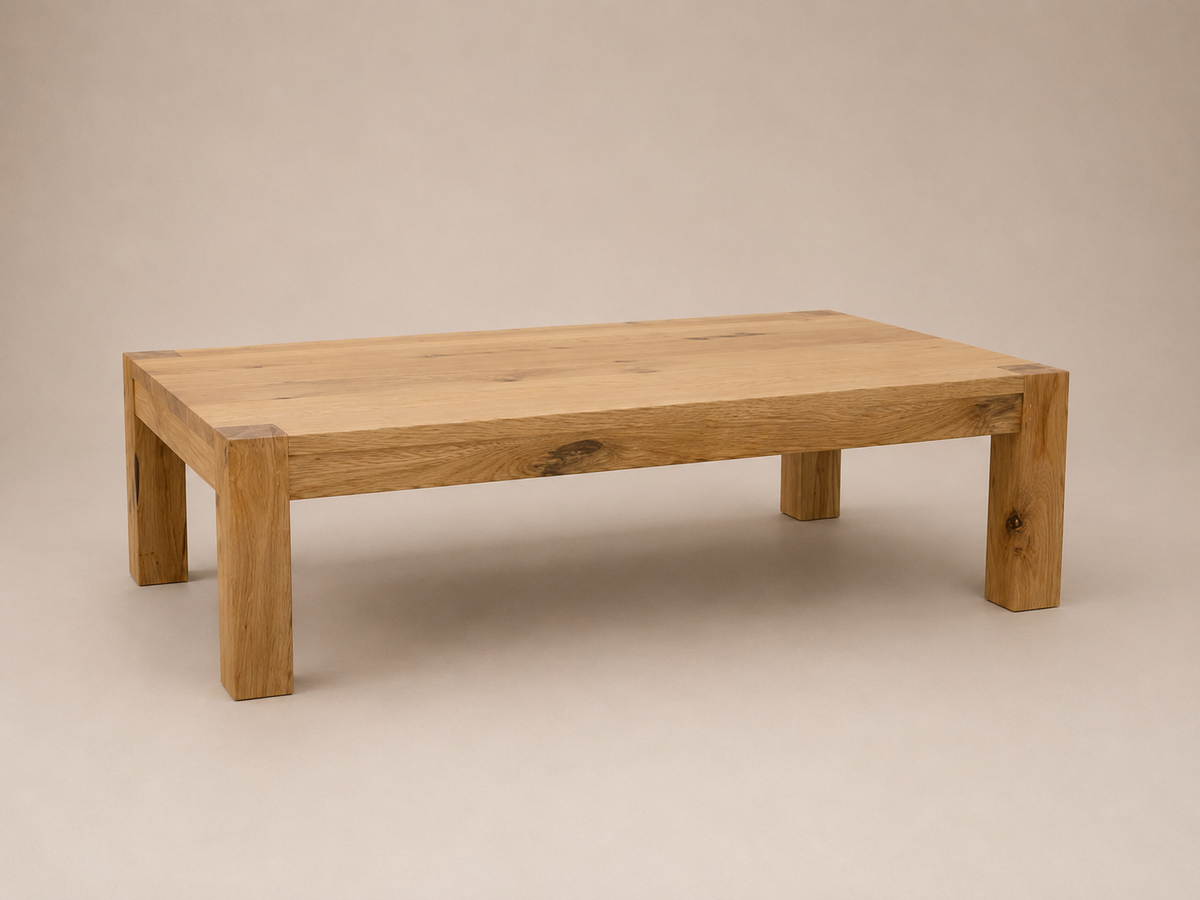 Table basse en chêne