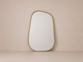 Miroir mural aux formes libres