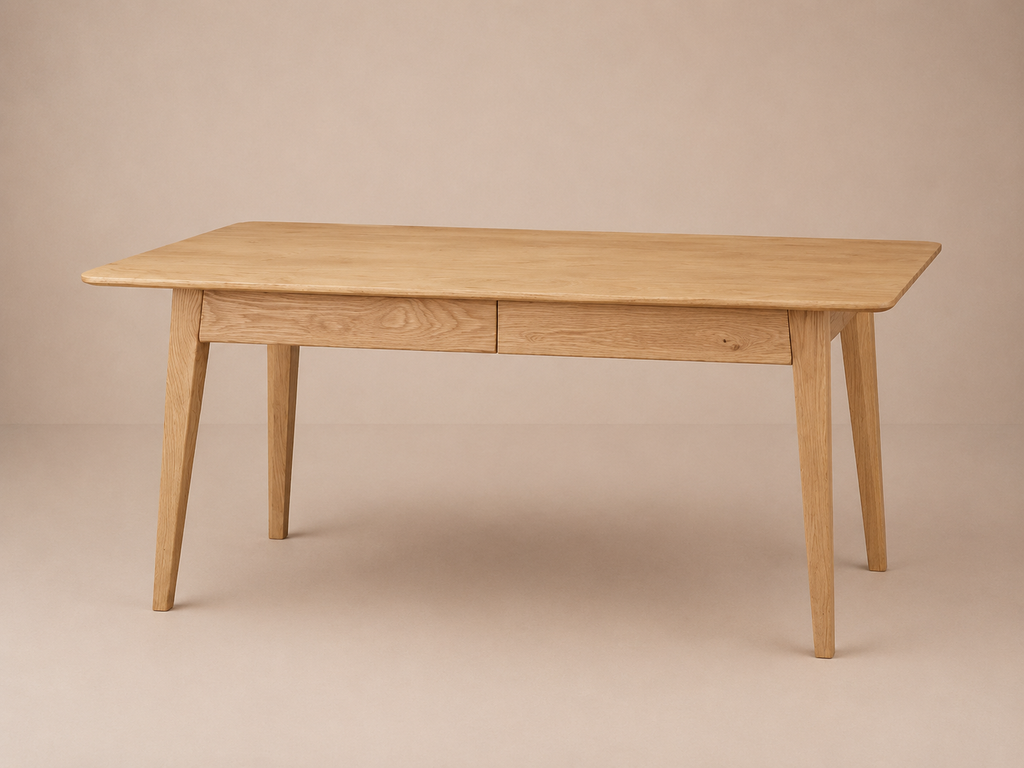 Bureau en chêne scandinave 1,5m