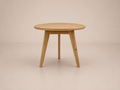 Table d'appoint ronde en chêne