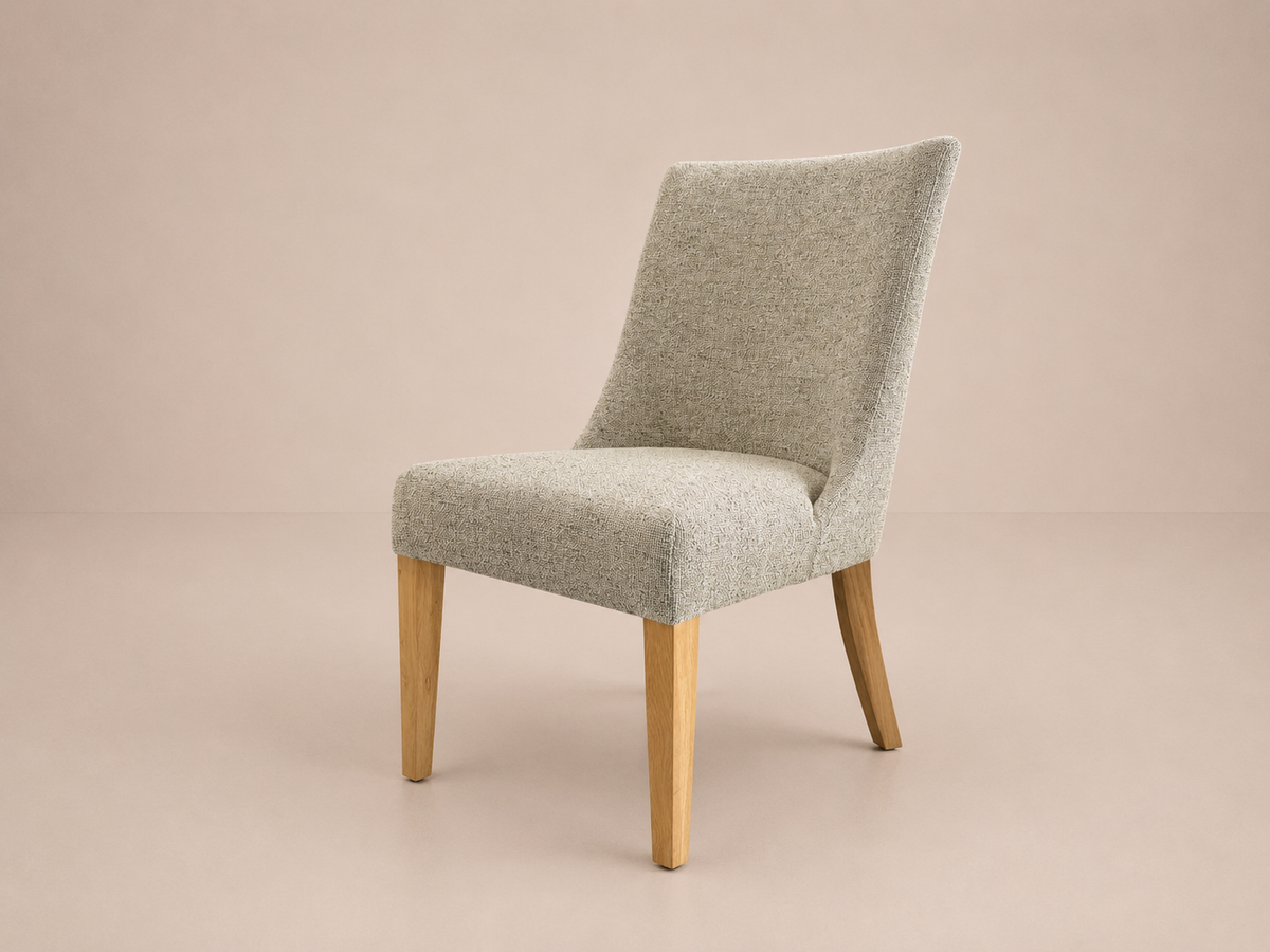 Grande chaise de salle à manger capitonnée
